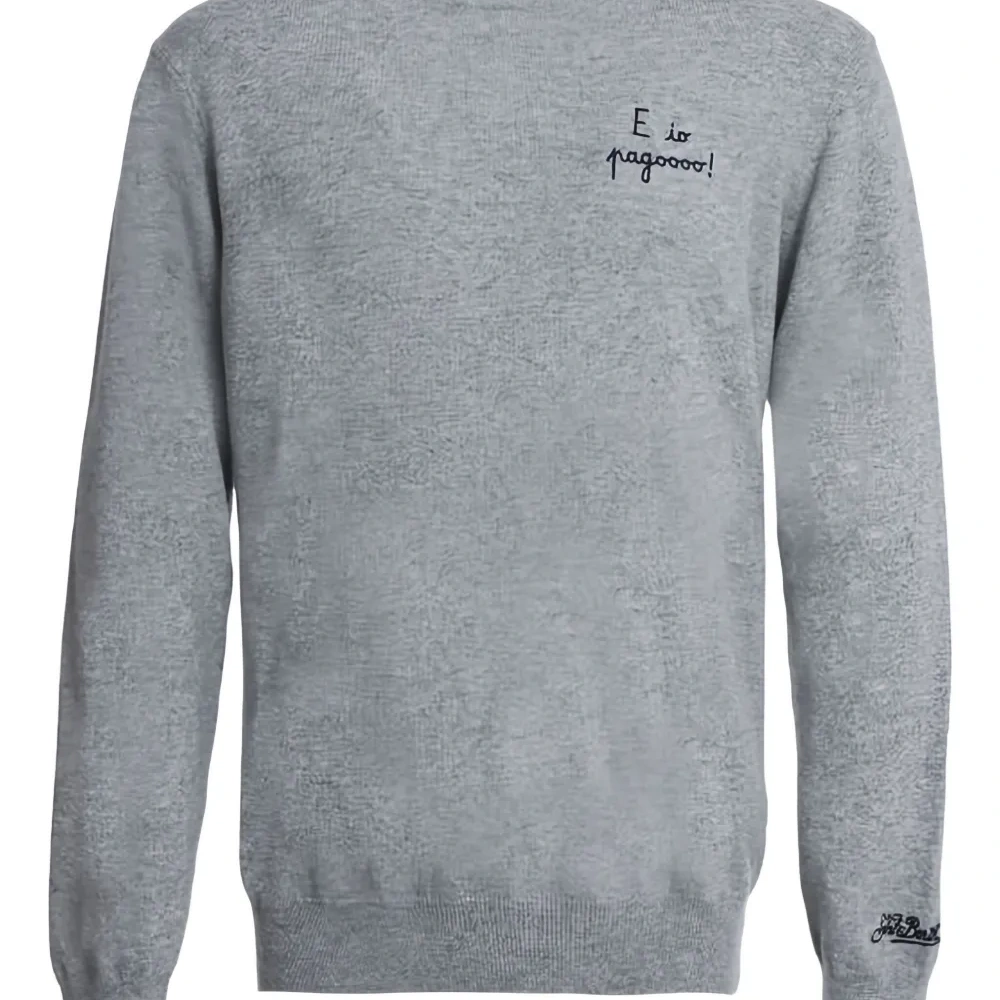 Свитшот с вышивкой цапли