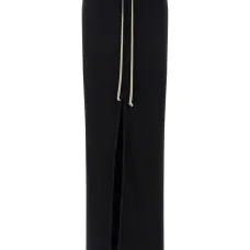 Юбка макси с кулиской и разрезом