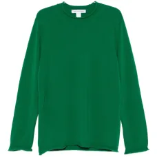 Шерстяной свитер с круглым вырезом