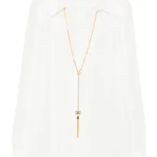 Рубашка с цепочным декором