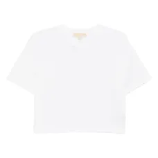 Футболка из джерси с логотипом и заклепками