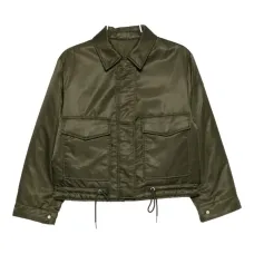 Двусторонняя куртка с логотипом на планке Двусторонняя куртка с логотипом на планке