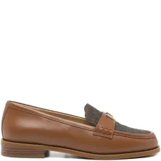 Кожаные лоферы Lex с логотипом