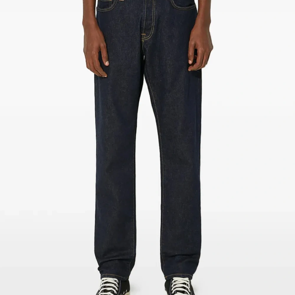 Джинсы с нашивкой-логотипом