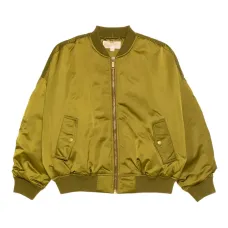 Атласный бомбер