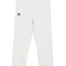 Брюки с нашивкой-логотипом