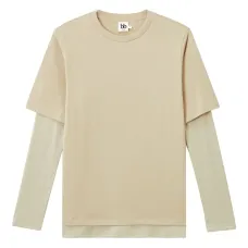 Многослойная хлопковая футболка