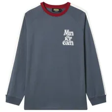 Топ с логотипом и рукавами реглан