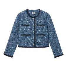 Твидовый жакет на пуговицах Твидовый жакет на пуговицах