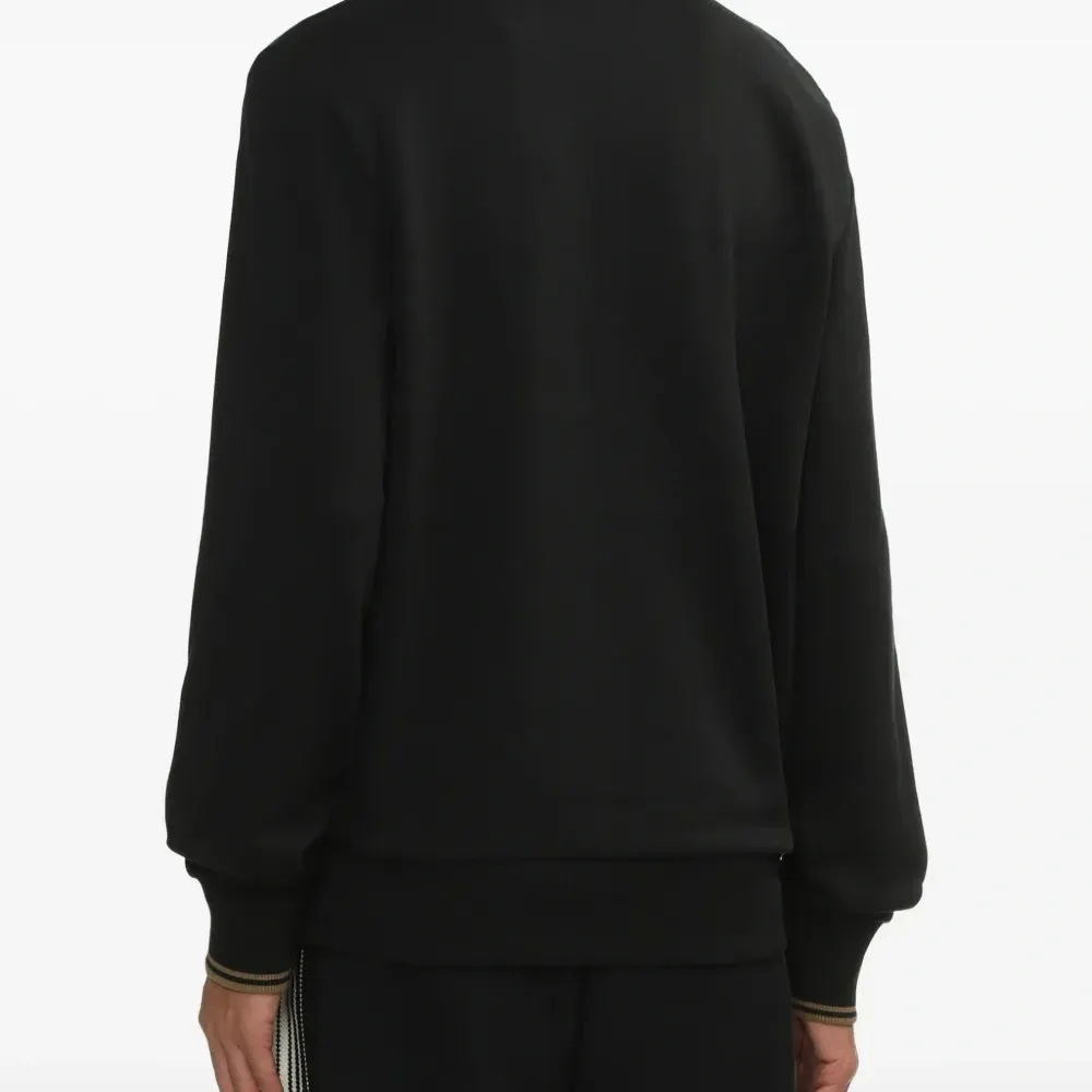 Хлопковый свитшот на молнии до половины