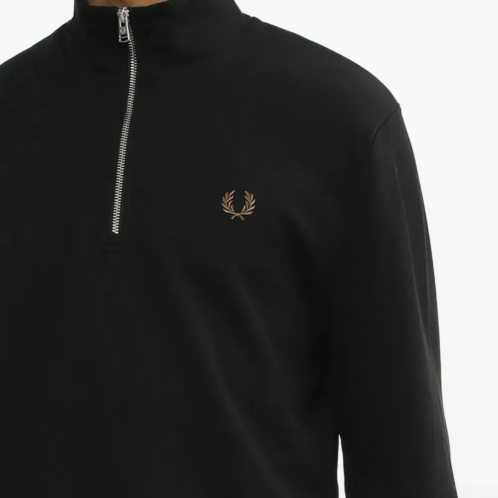 Хлопковый свитшот на молнии до половины