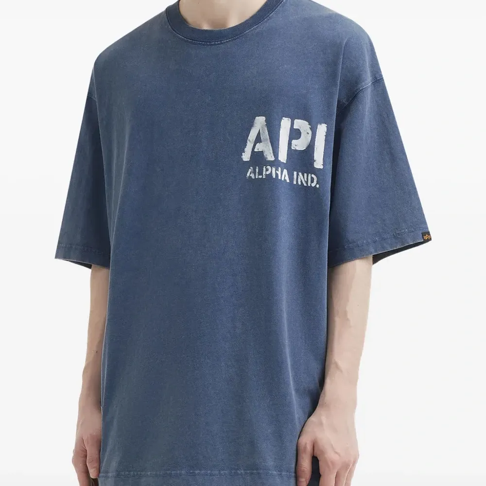 Хлопковая футболка с логотипом