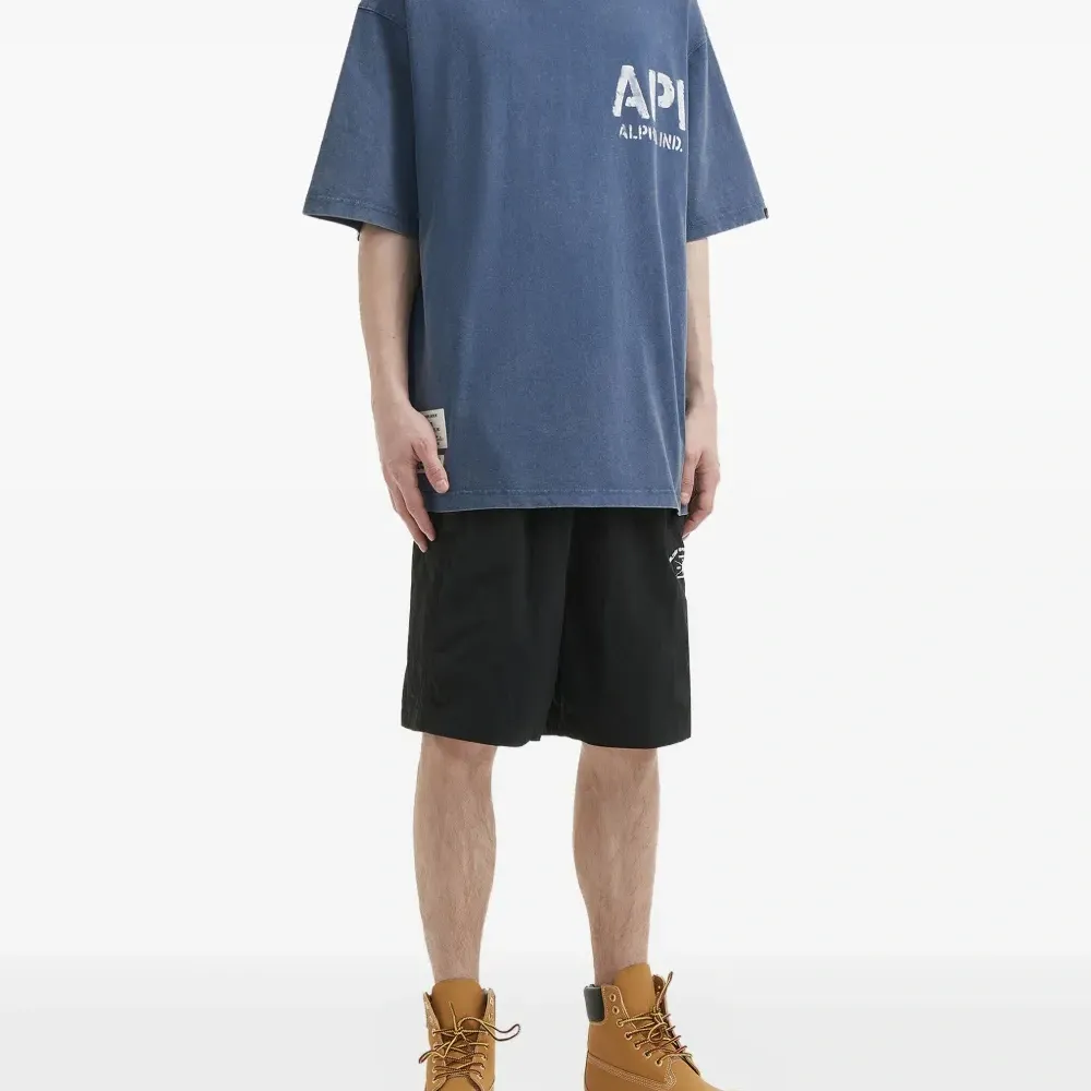 Хлопковая футболка с логотипом