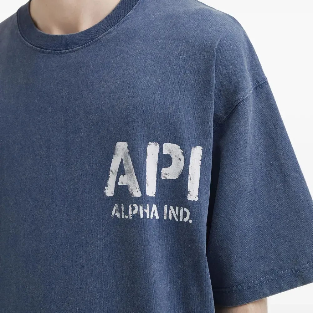 Хлопковая футболка с логотипом