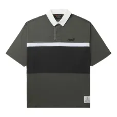 Регбийная рубашка-поло с контрастными вставками