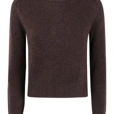 Джемпер с круглым вырезом