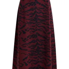 Юбка миди с тигровым принтом