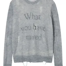 Свитер с эффектом поношенности Свитер с эффектом поношенности