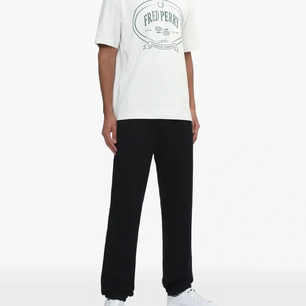 Хлопковая футболка с овальным логотипом