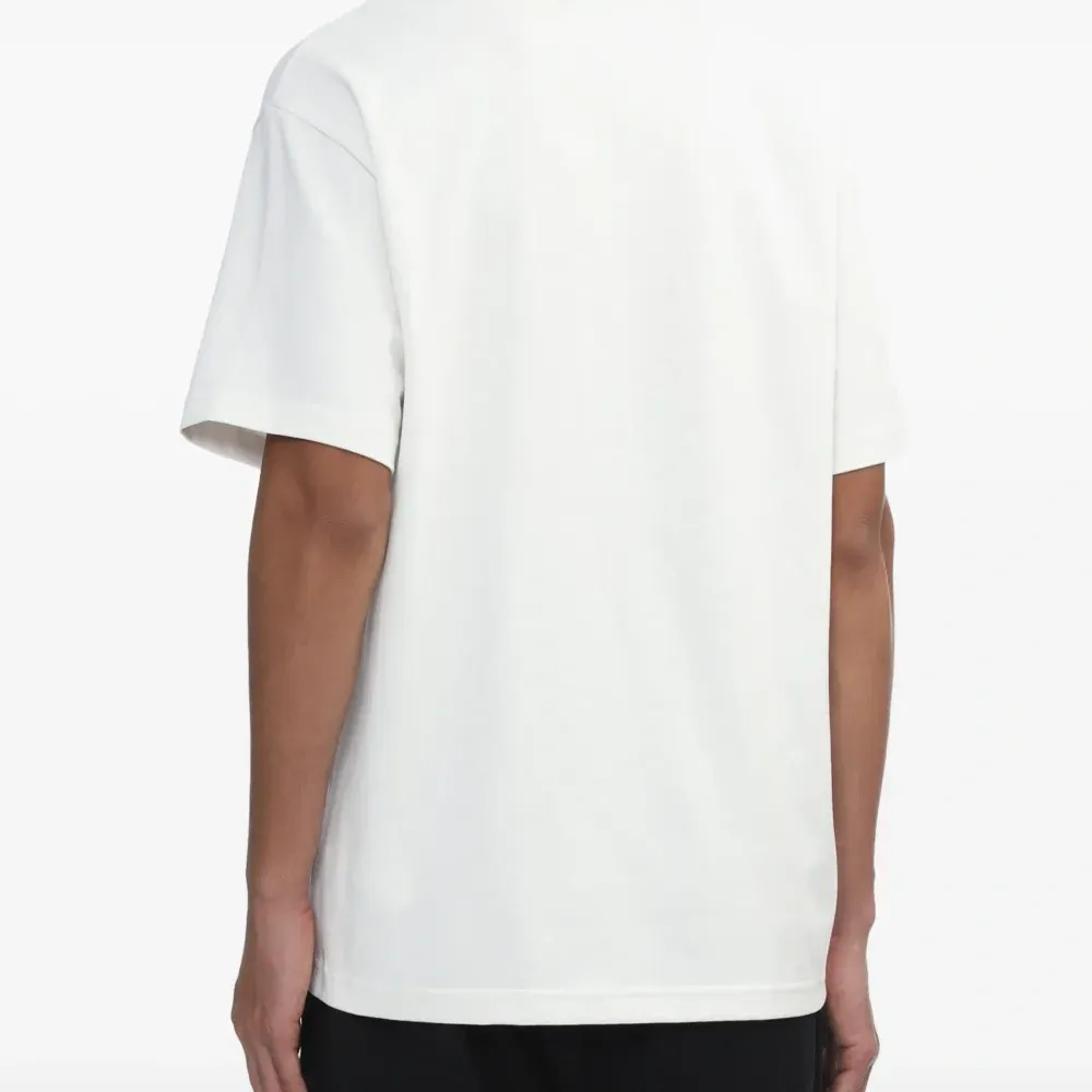 Хлопковая футболка с овальным логотипом