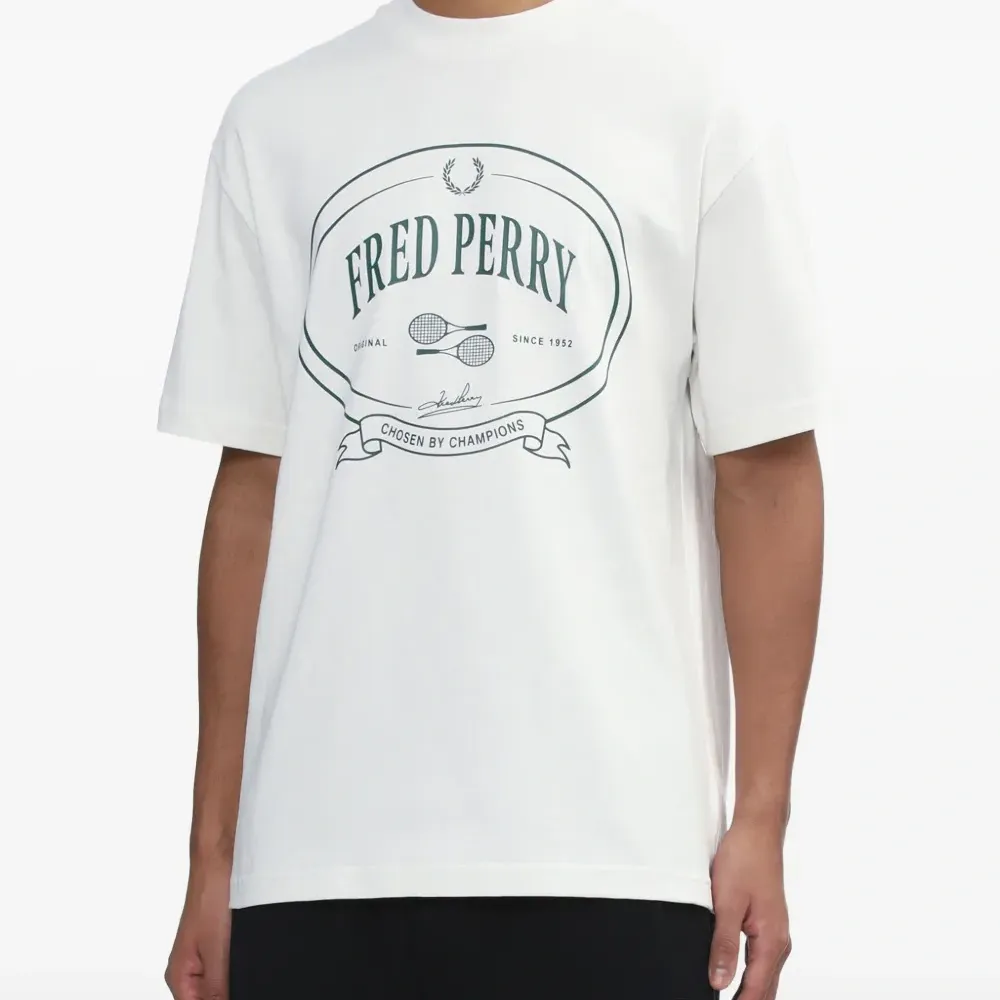 Хлопковая футболка с овальным логотипом