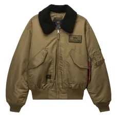 Бомбер с воротником из овчины Бомбер с воротником из овчины