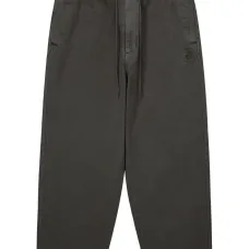 Брюки с завязками и нашивками