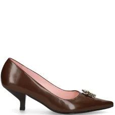 Декорированные туфли с заостренным носком