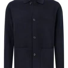 Рубашка с накладными карманами