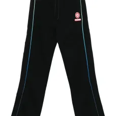 Брюки с боковыми лампасами и эластичным поясом