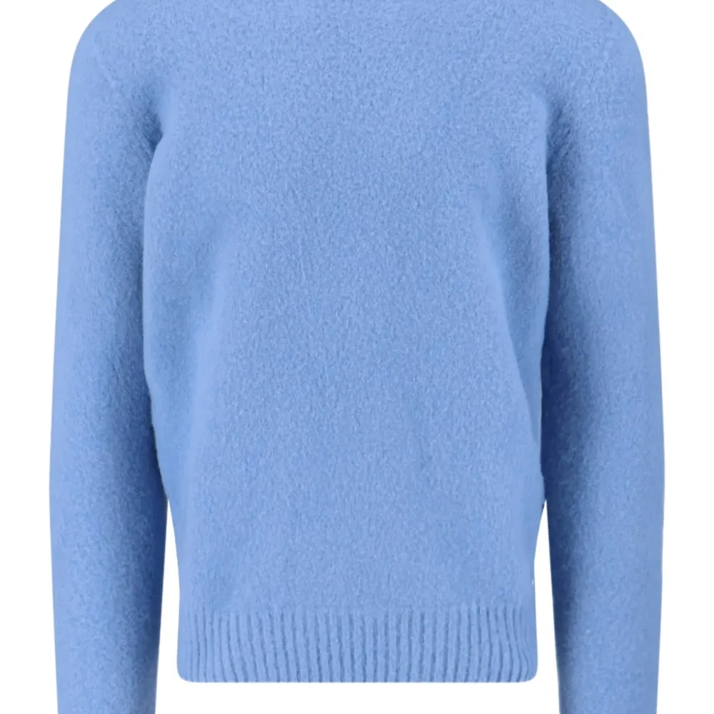 Шерстяной свитер с круглым вырезом