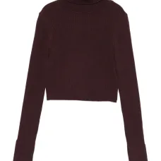 Укороченный топ в рубчик