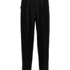 Брюки со складками и подвеской