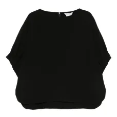 Блузка с круглым вырезом