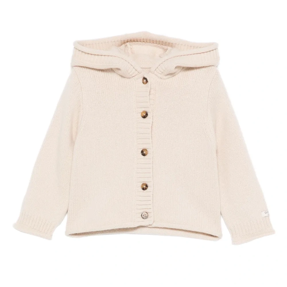 Кардиган с капюшоном на пуговицах