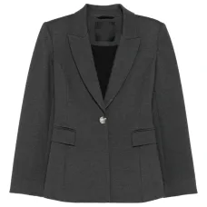 Жакет с одним карманом и застёжкой на одну пуговицу