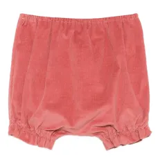 Шорты из вельвета со сборками