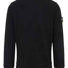 Толстовка с круглым вырезом и логотипом