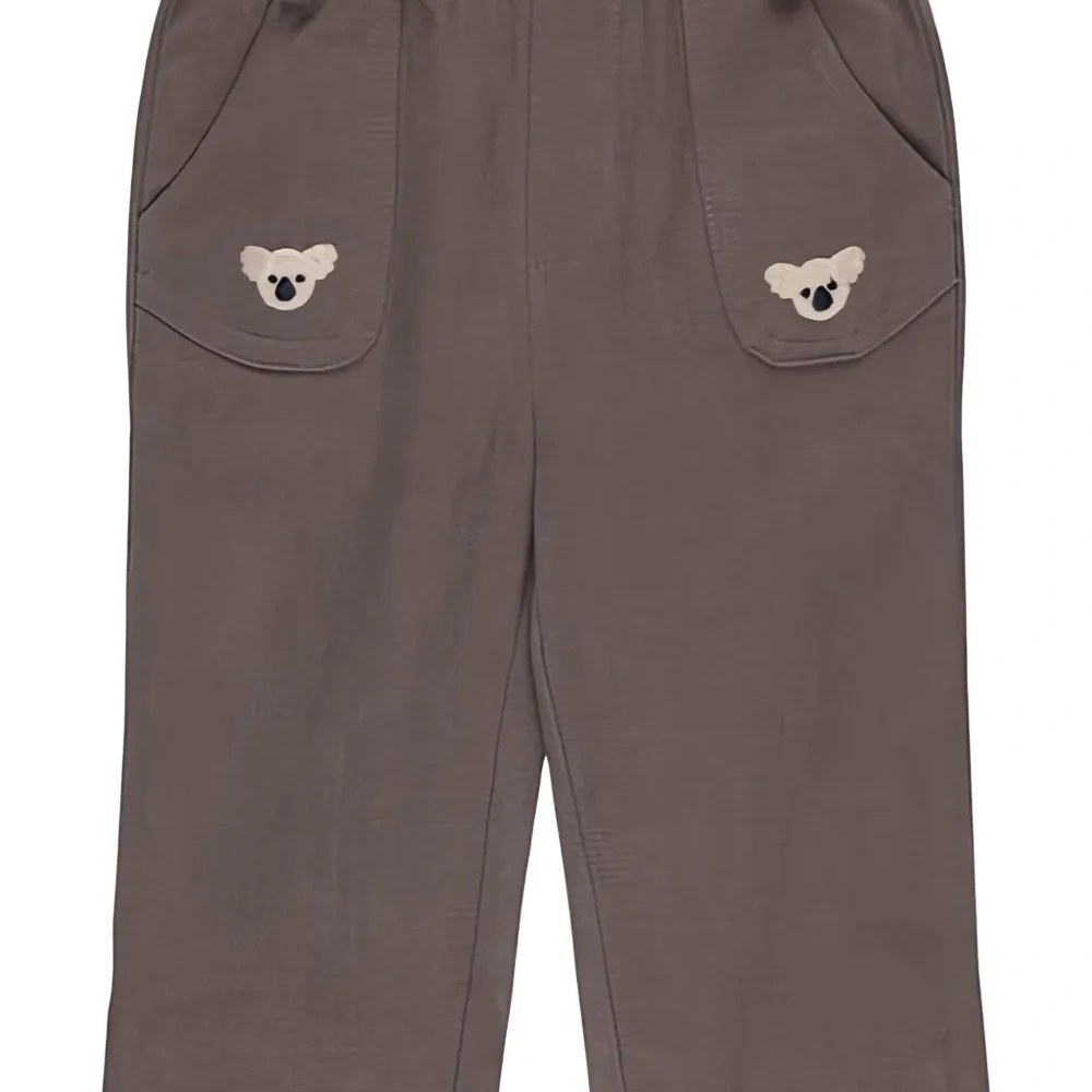 Брюки с карманами-кенгуру