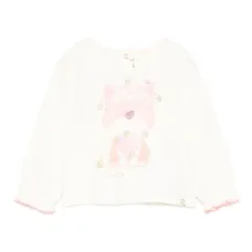 Свитер с принтом кота