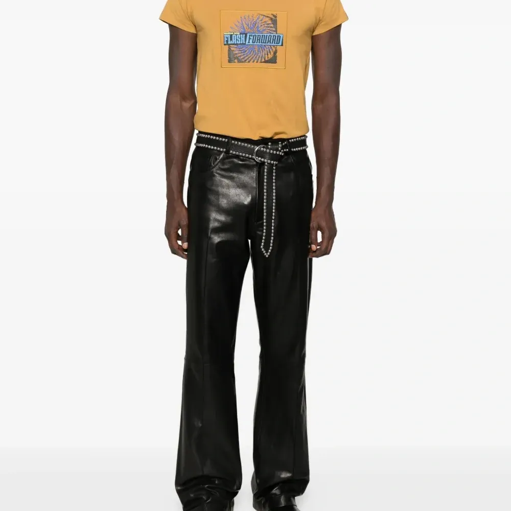 Укороченная футболка с графическим принтом