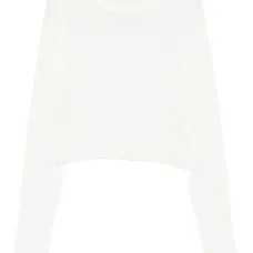 Хлопковая футболка с длинными рукавами Хлопковая футболка с длинными рукавами