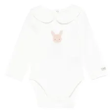 Боди с круглым воротником и кроликом