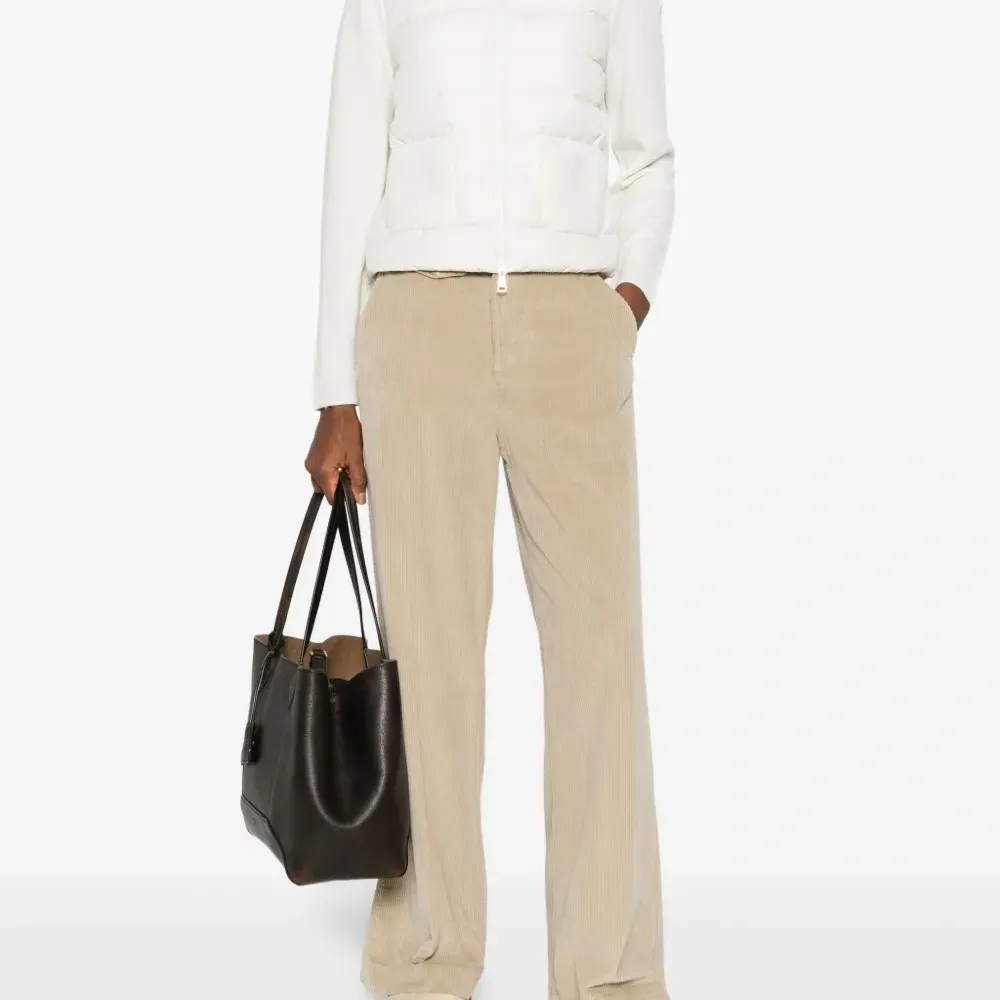 Вельветовые брюки палаццо