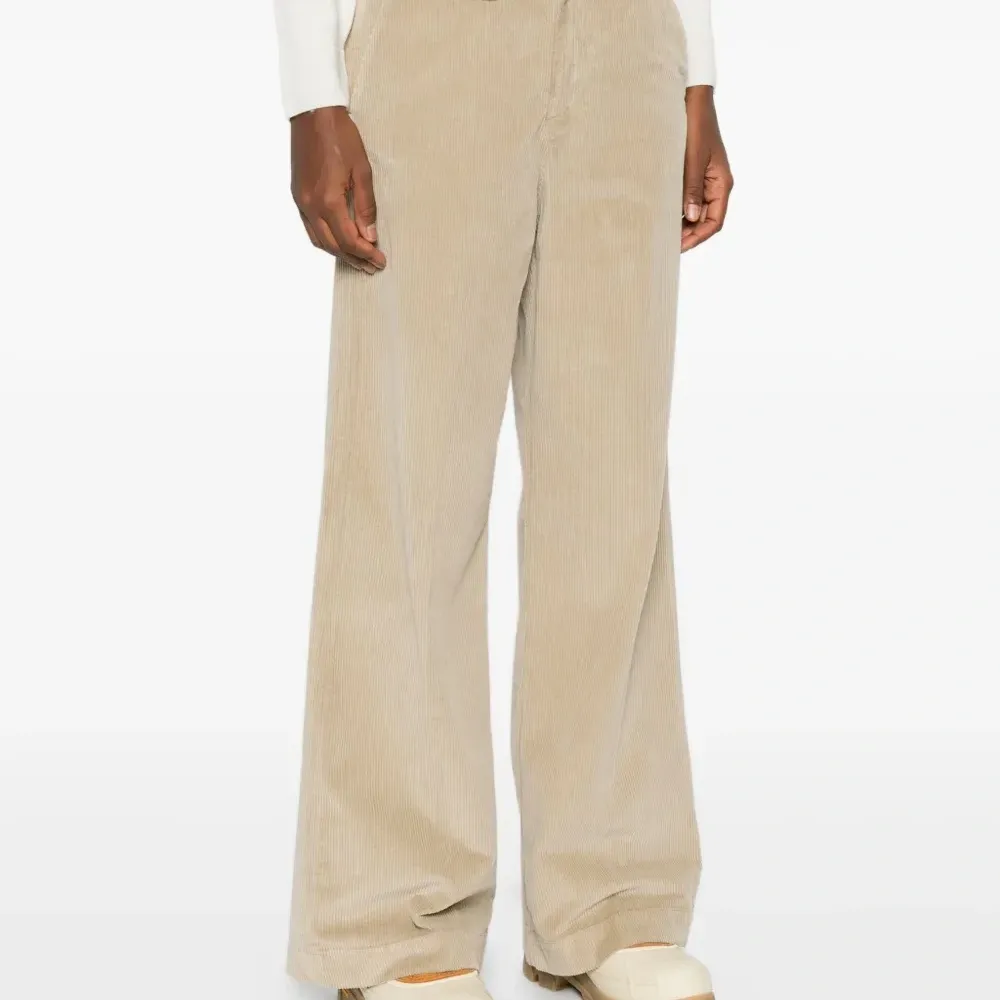 Вельветовые брюки палаццо