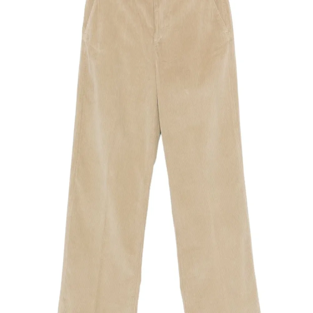 Вельветовые брюки палаццо