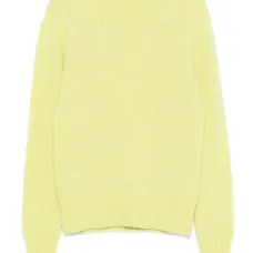 Свитер с круглым вырезом и длинными рукавами