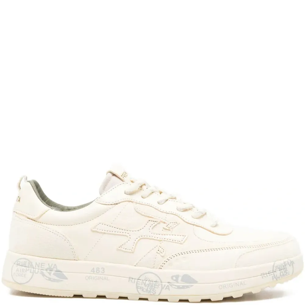 Кожаные кеды Nous 7733 с логотипом