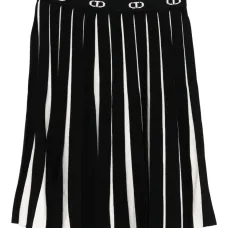 Плиссированная юбка в полоску Плиссированная юбка в полоску