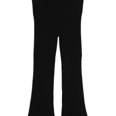 Трикотажные расклешённые брюки